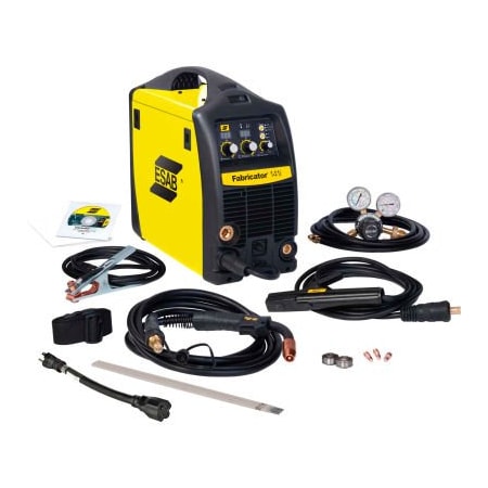 Esab Welding & Cutting ESABÂ FabricatorÂ 141I MIG/TIG/STICK Welding Package, 140A, 13' Cable, 1 Phase W1003141